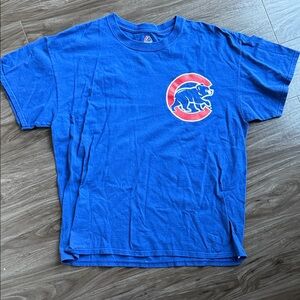 Chicago Cubs Majestic Logo T-Shirt - Davis